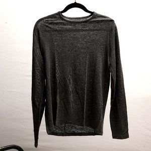 Club Monaco Long Sleeve Linen Crew